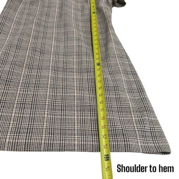 Calvin Klein Mauve and Black Striped Short Sleeve Midi Dress Career Capsule S/M - Picture 10 of 10